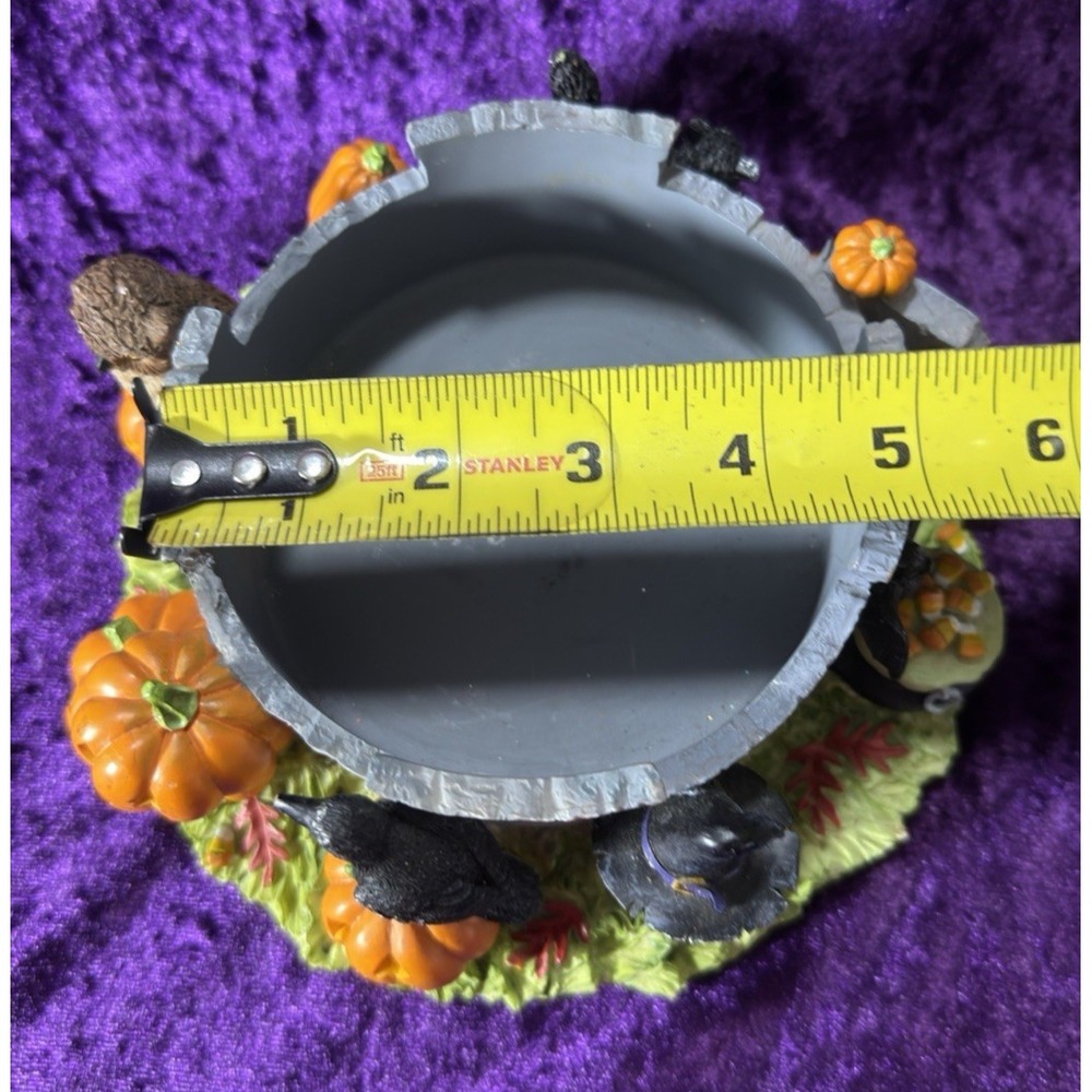 White Barn Candle Co Candle Holder Happy Haunting Halloween Autumn Decor Spooky - Picture 10 of 12